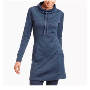 Women's Kuhl LÉA™ DRESS Size S Blue Long Sleeve Lea dress